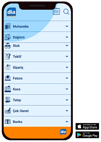 Yeni DİA Mobil ekran