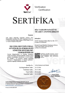 dia yazilim 22301 sertifikasi gecerlilik 2025 dia yazilim 22301 sertifikasi gecerlilik 2025