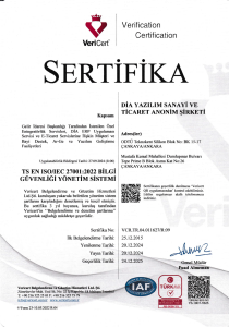 dia yazilim 27001 sertifikasigecerlilik 2025 dia yazilim 27001 sertifikasigecerlilik 2025