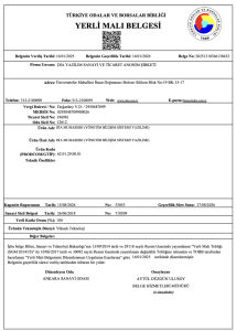 dia yazilim yerli mali belgesi 2025 dia yazilim yerli mali belgesi 2025